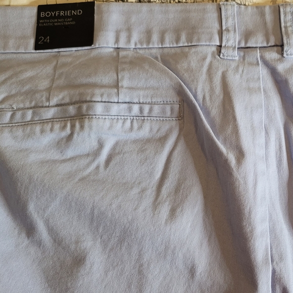 NWT: Lane Bryant Blue Ruffle Boyfriend Pan… - Picture 6 of 9